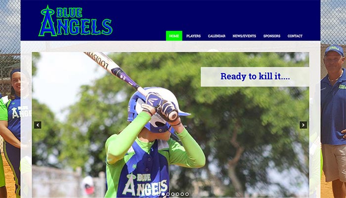 Blue Angels Fastpitch site by emasai