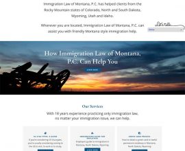 Immigration Law of Montana web redesign